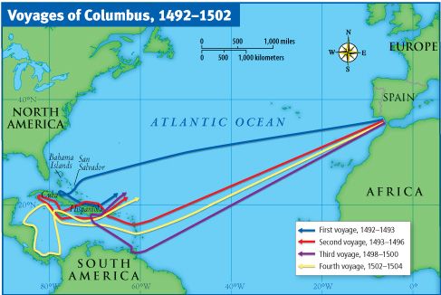 1492 Atlantic voyage